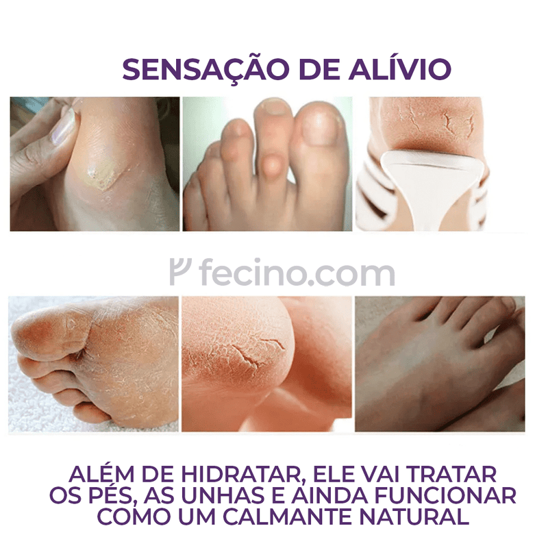 Efero® - Máscara Esfoliante de Pés Remove Toda Pele Morta (Compre 1, Leve 3)