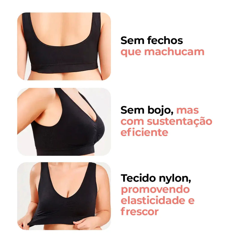 Milanna® - Sutiã Modelador Sustenta os Seios e Esconde as Gordurinhas (Compre 1, Leve 3)