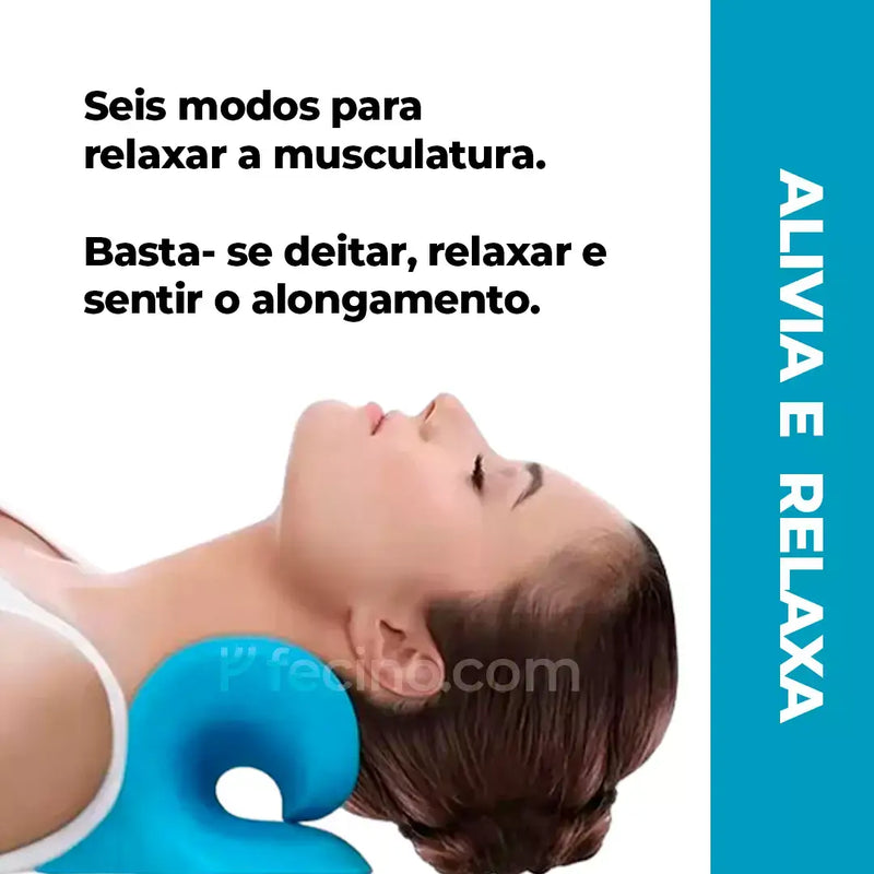 NeckFlex® - Travesseiro para Alongar a Cervical e Eliminar as Dores no Pescoço