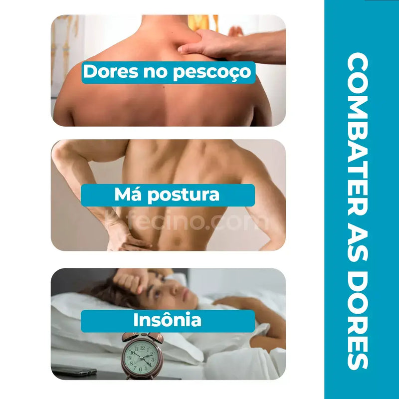 NeckFlex® - Travesseiro para Alongar a Cervical e Eliminar as Dores no Pescoço