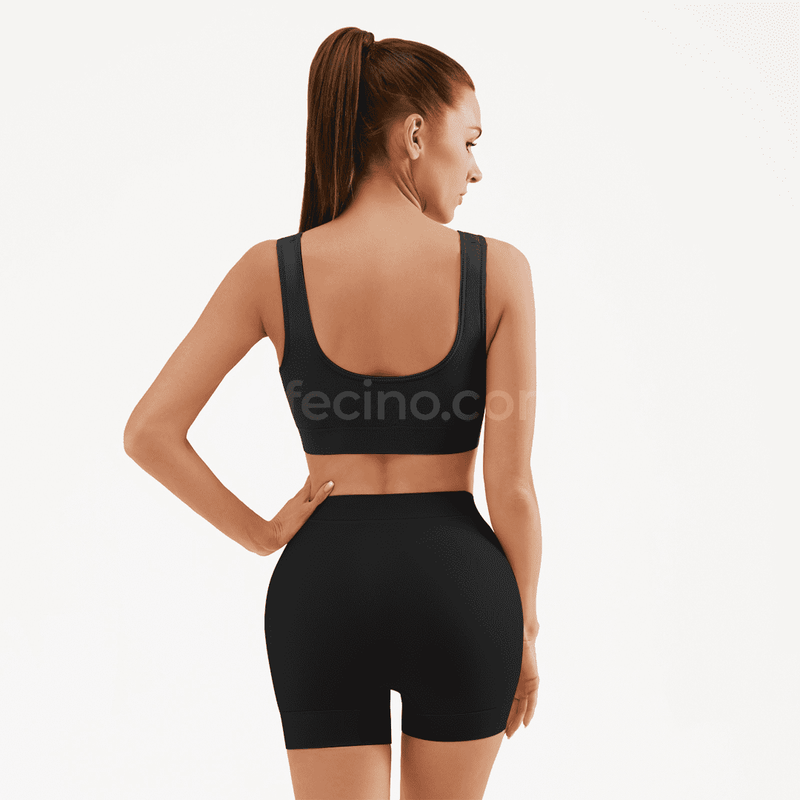 MoviFlex® - Short Modelador Cintura Alta Tecido Respirável Antiatrito (Compre 1, Leve 3)