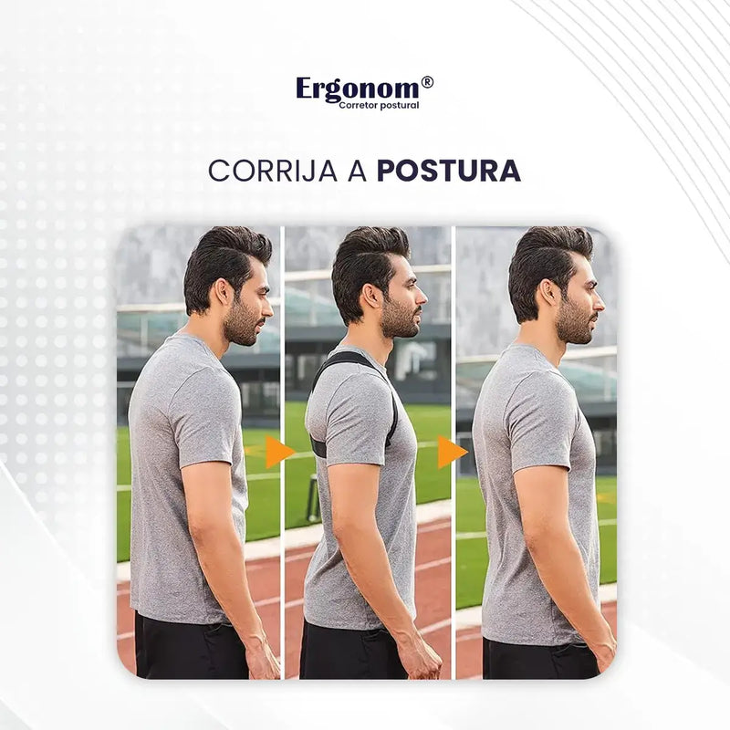 Ergonom® - Corretor Postural Alinha Coluna e Alivia as Dores (Compre 1, Leve 2)