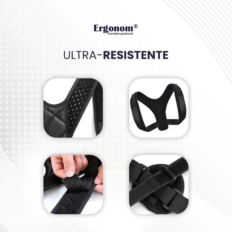 Ergonom® - Corretor Postural Alinha Coluna e Alivia as Dores (Compre 1, Leve 2)