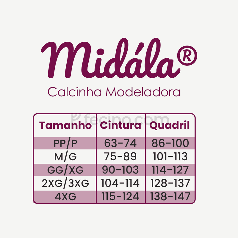 Midála® - Calcinha Modeladora Biquíni Cintura Alta (Compre 1, Leve 2)