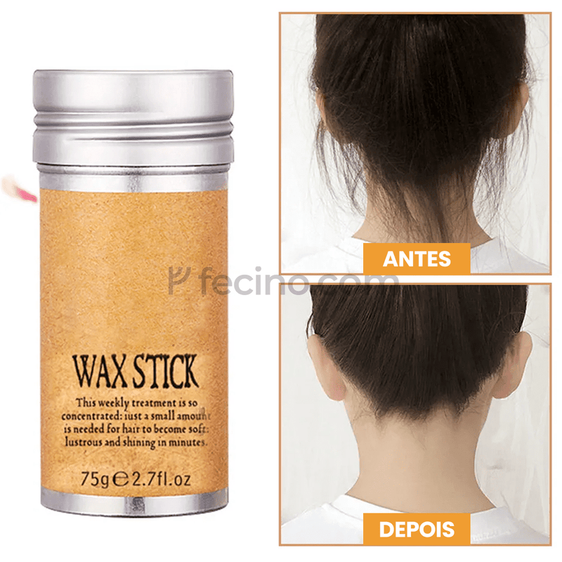 WaxStick® - Finalizador para Cabelo Anti Frizz 100% Natural (Compre 1, Leve 2)